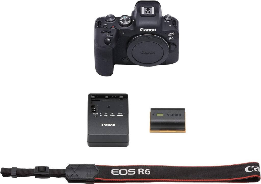 Canon EOS R6 Mirrorless Digital Camera (Body Only) (Renewed)