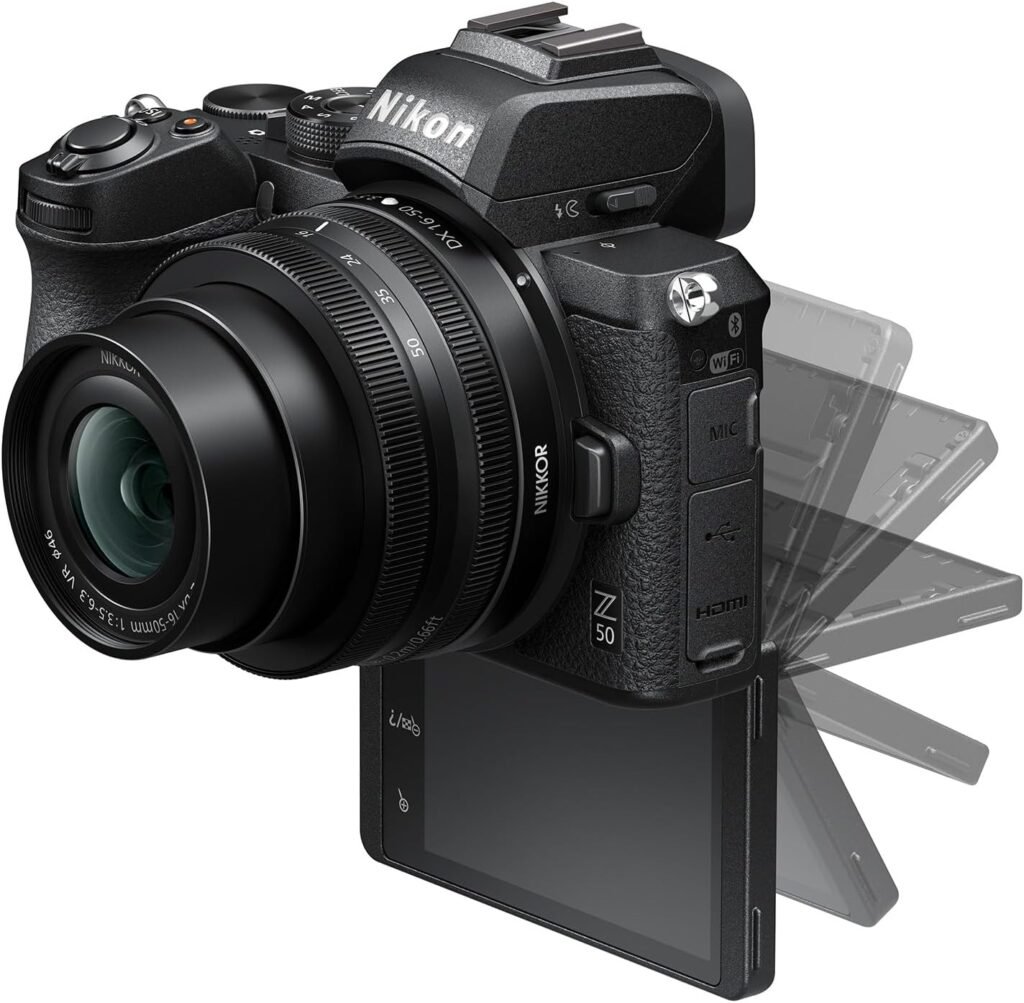 Nikon Z 50 with Two Lenses | Compact mirrorless stills/video camera with wide-angle and telephoto zoom lenses | Nikon USA Model