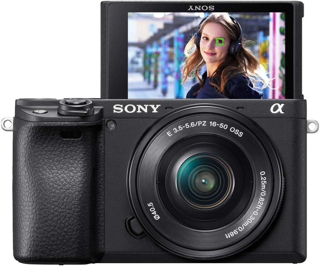 Sony Alpha a6400 Mirrorless Camera: Compact APS-C Interchangeable Lens Digital Camera with Real-Time Eye Auto Focus, 4K Video  Flip Up Touchscreen - E Mount Compatible Cameras - ILCE-6400/B Body