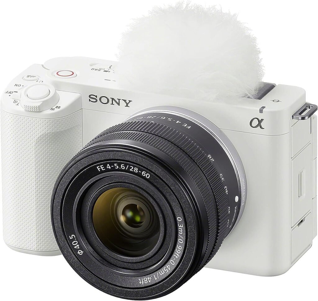 Sony Alpha ZV-E1 Full-Frame Interchangeable Lens Mirrorless Vlog Camera with 28-60mm Lens - Black Body