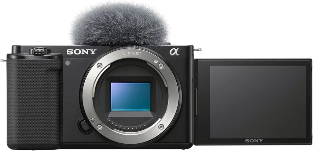 Sony Alpha ZV-E10 - APS-C Interchangeable Lens Mirrorless Vlog Camera - Black