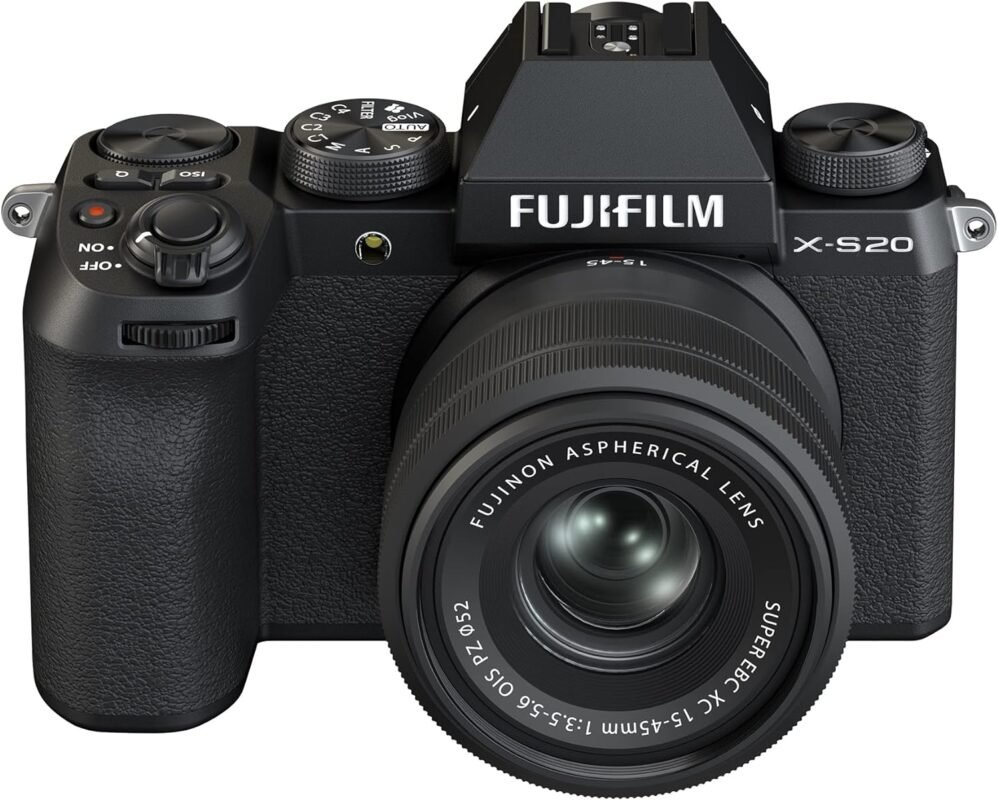 Fujifilm X-S20 Mirrorless Digital Camera XC15-45mm Lens Kit Black