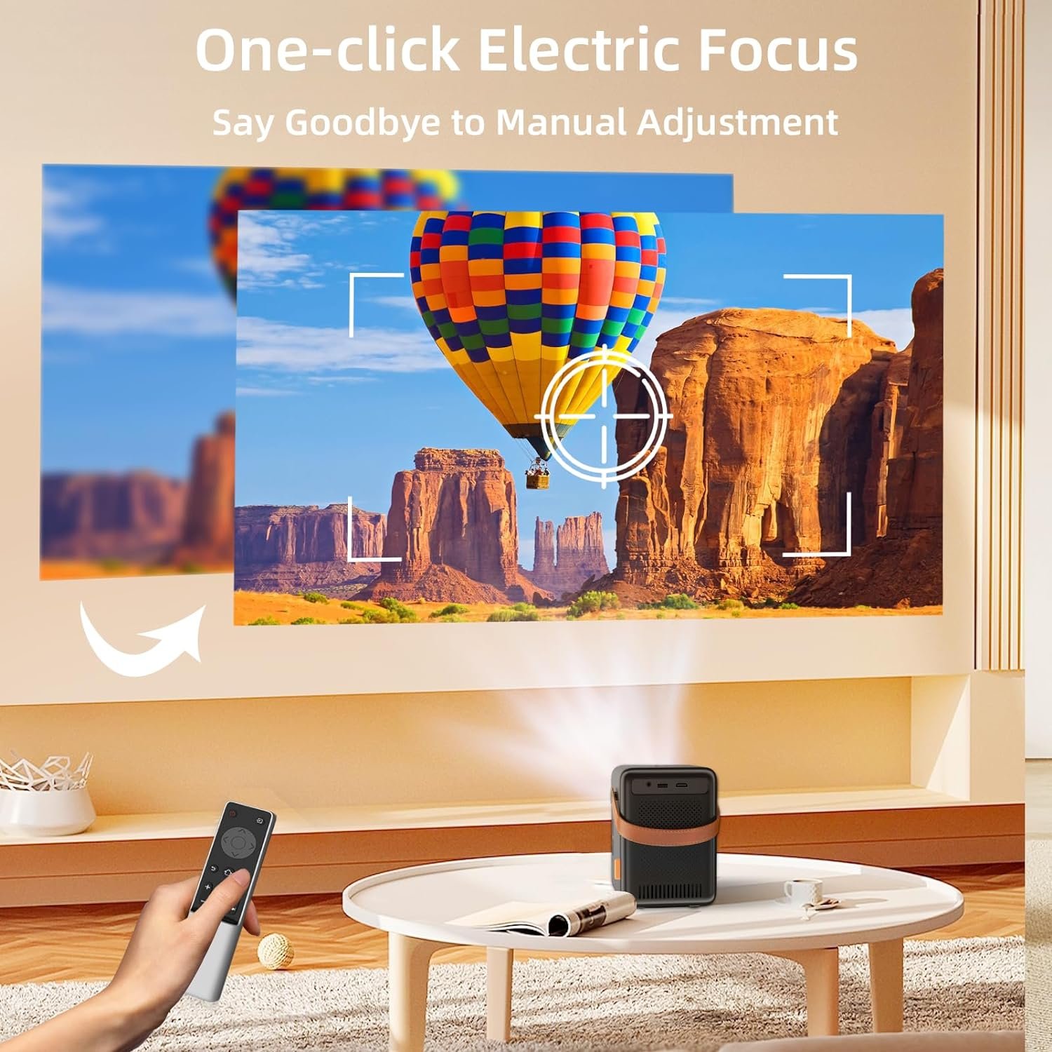 Electric Focus 5G WiFi Projector with Bluetooth review