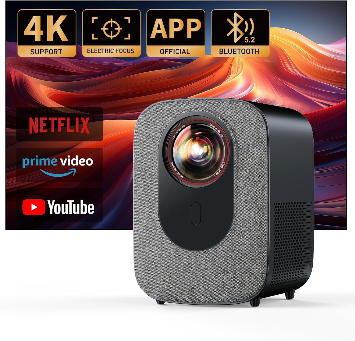 [Netflix-Officially-Licensed]4K Projector Review